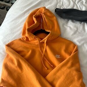 Orange Nike hoodie